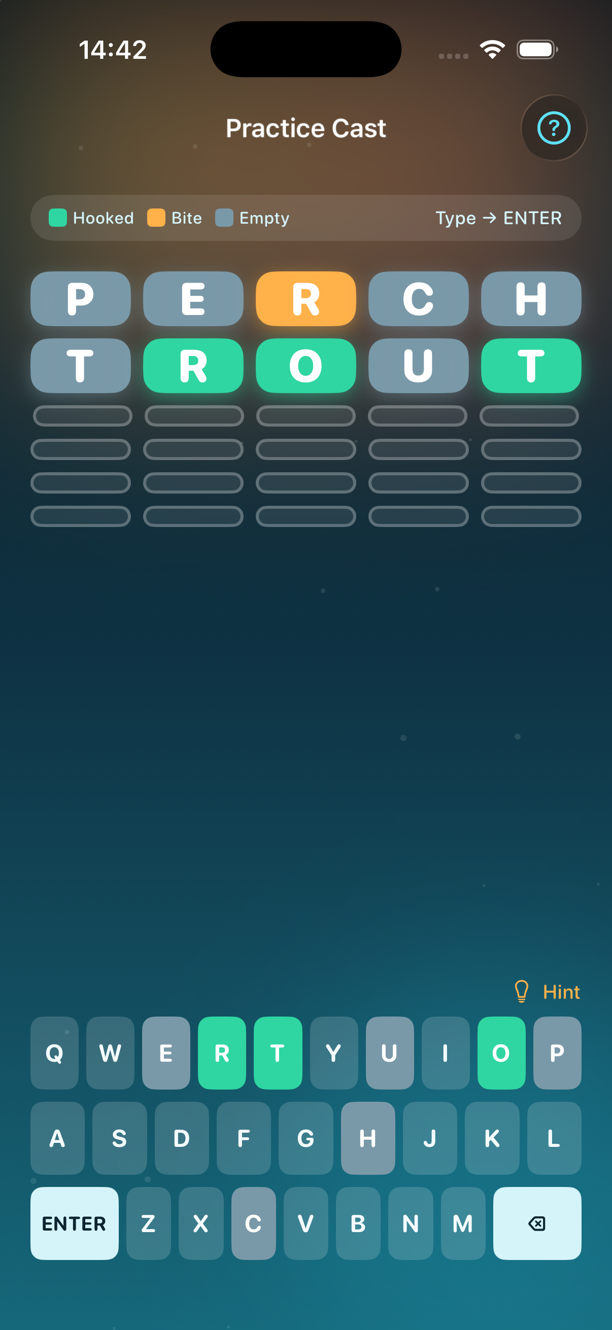 Deep Guess board screenshot
